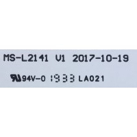 KIT DE LED'S PARA TV SCEPTRE (3 PIEZAS) / NUMERO DE PARTE MS-L2141 V1 / 1.17.01.0000037-000 / 117010000037 / PANEL HV430QUB / HV430QUB-N45 / MODELO N43